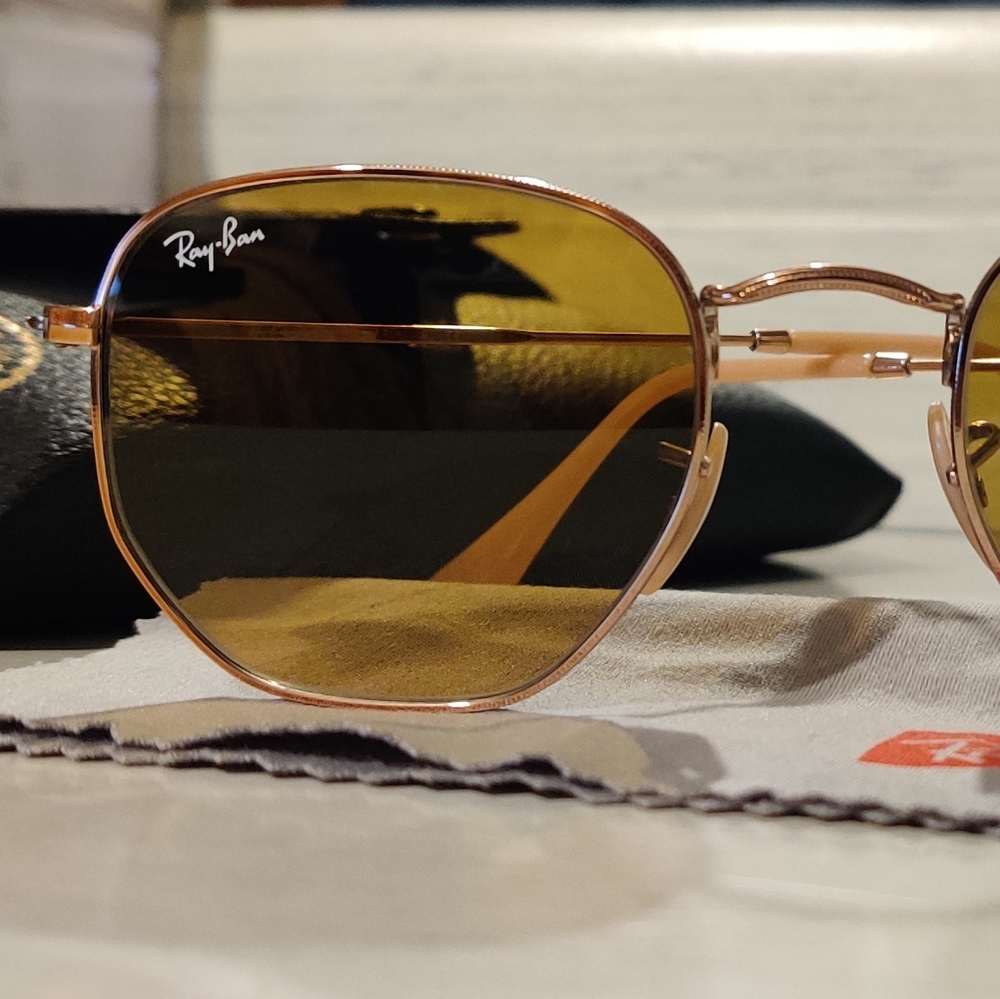 Rayban Evolve Hexagonal Sunglasses